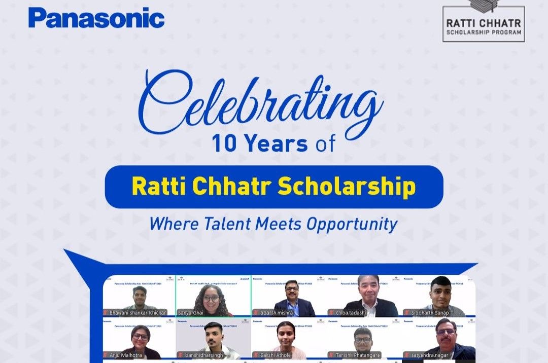 Panasonic Life Solutions India Marks 10 Years of Ratti Chhatr Scholarship Program